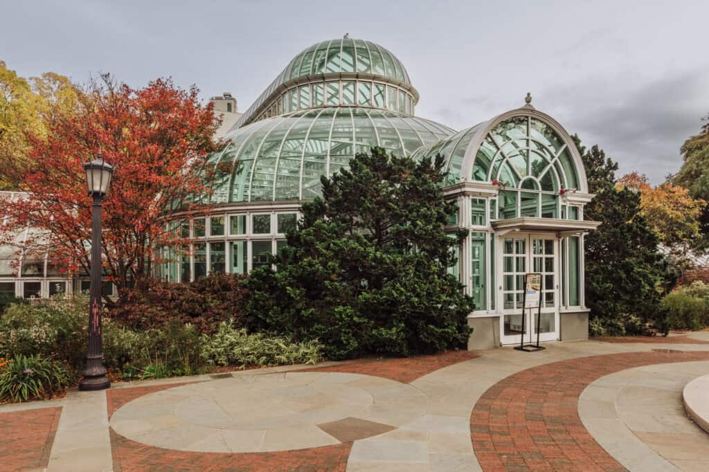 The Brooklyn Botanic Garden in autumn
