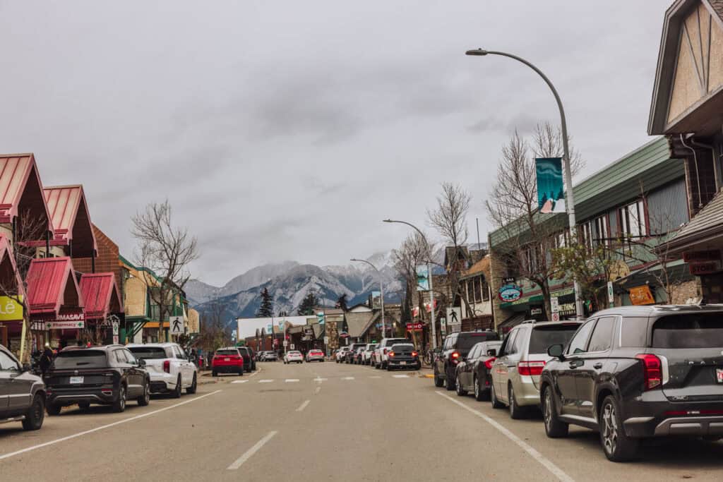 The town of Jasper, Alberta