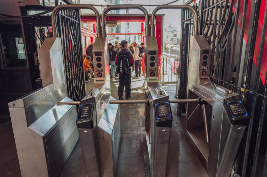 The entrance at 59th Street to the Roosevelt Island Tramway