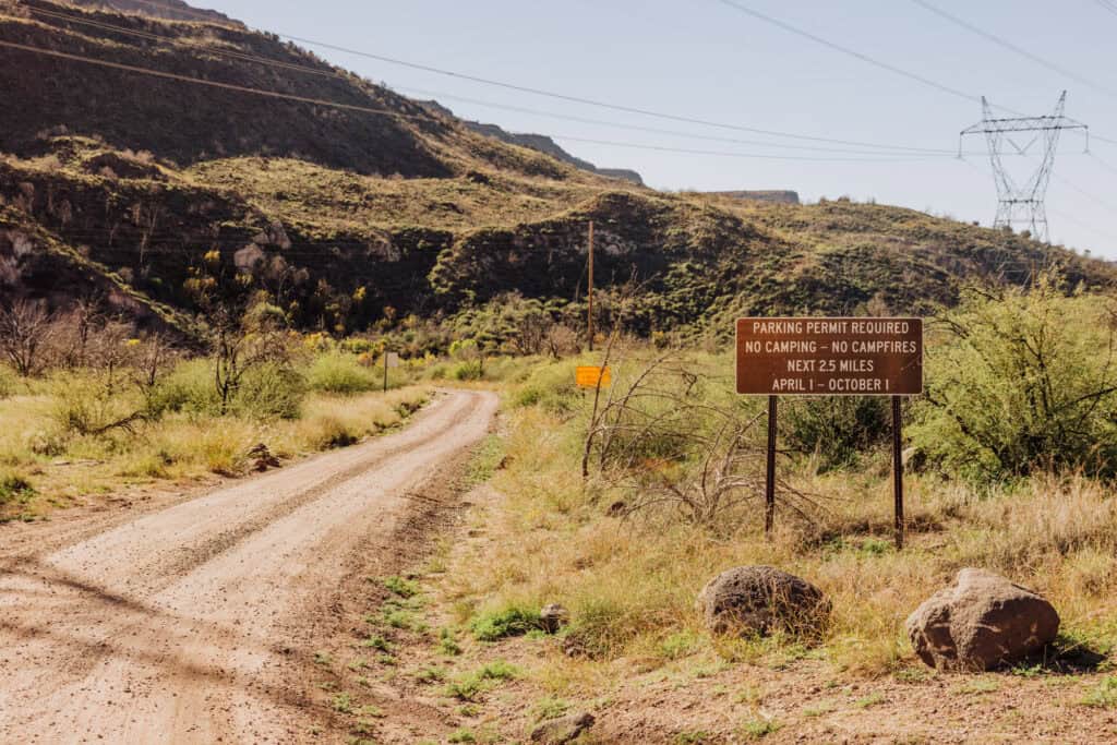 There's no camping at Fossil Creek