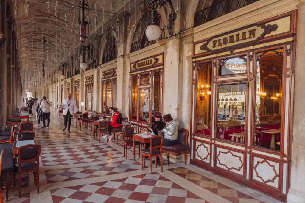 Caffe Florian in Venice, Italy