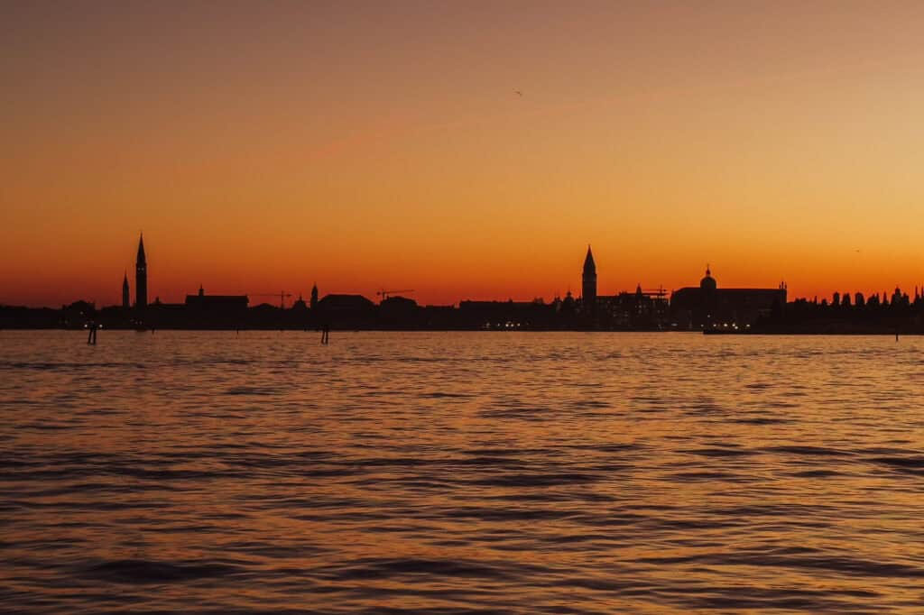 Returning on the Vaporetto ferry from Murano to Venice