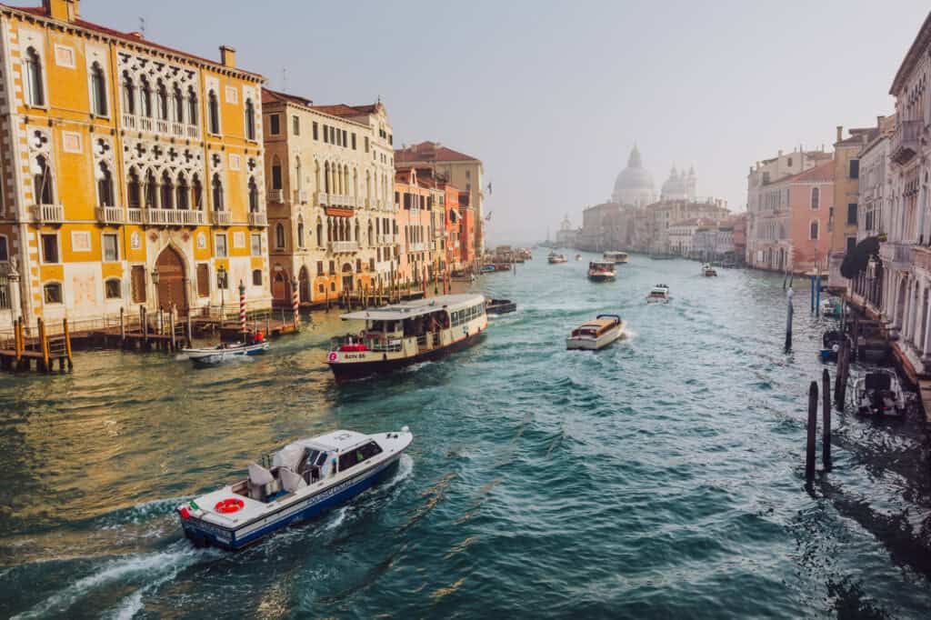 Venice in winter: the Grand Canal