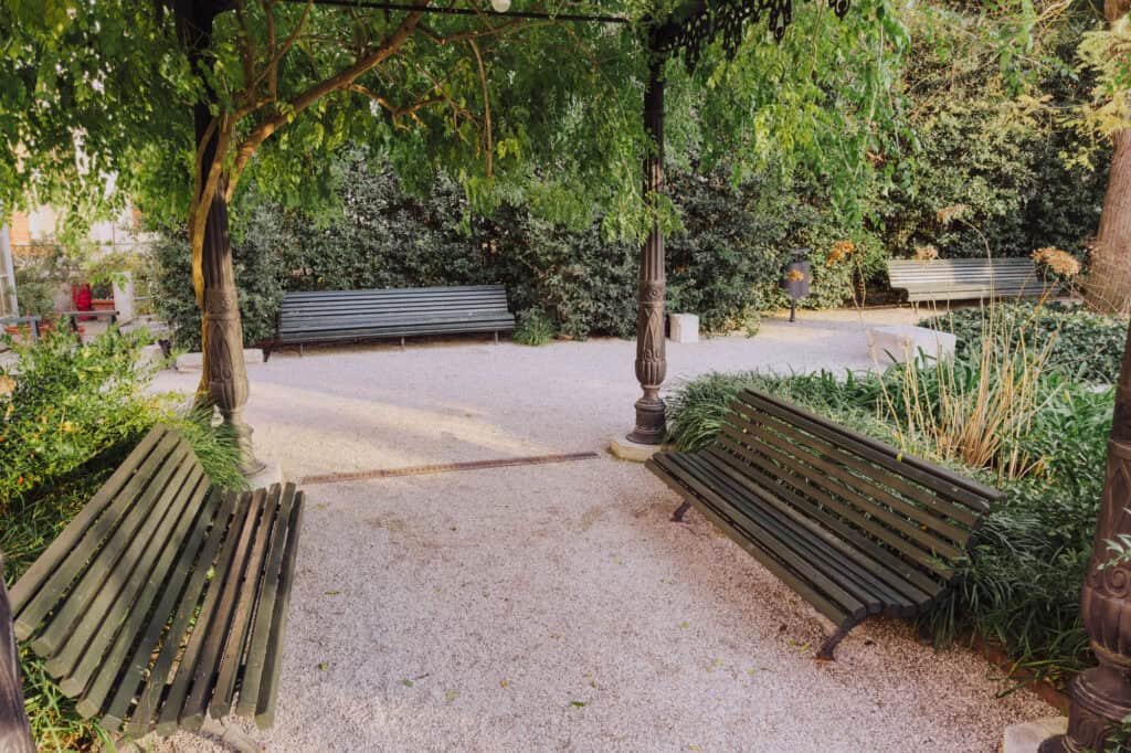 The garden near Piazza San Marco
