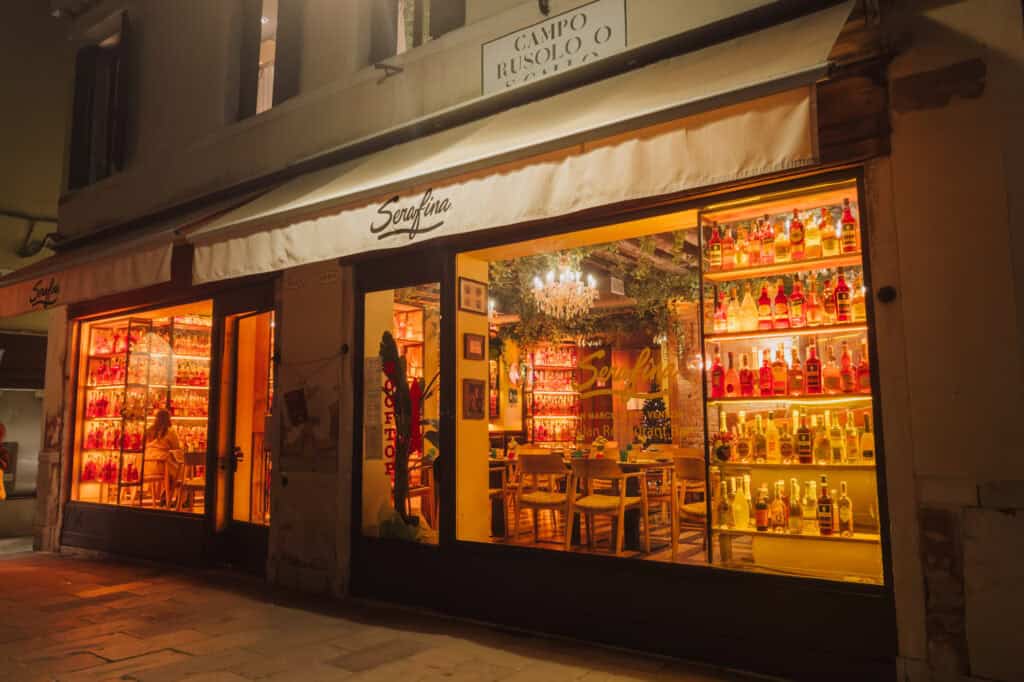 Serafina restaurant in Venice, Italy