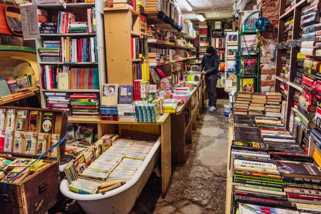 This quirky bookstore is a stop to put on your Venice itinerary