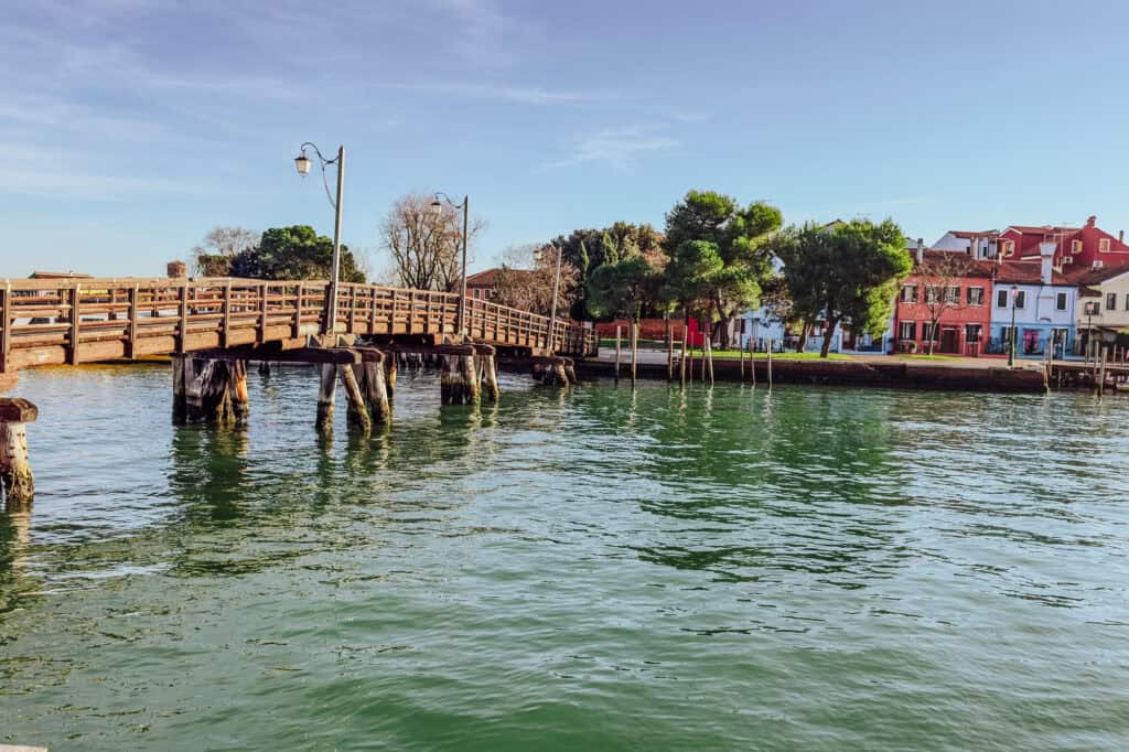 The bridge from Burano to Mazzorbo