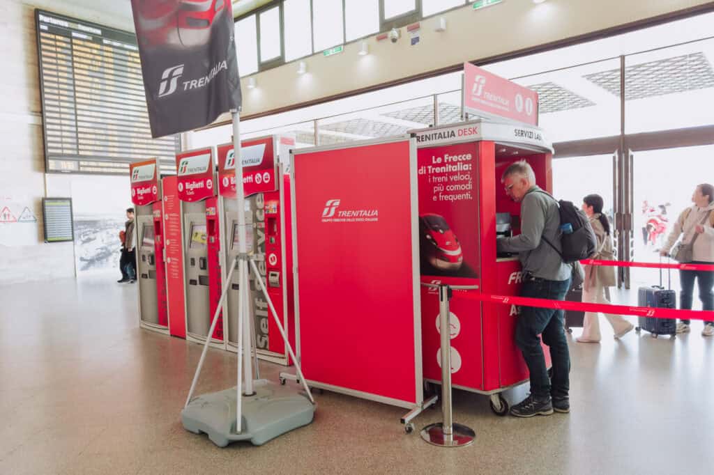 Buying a train ticket to Verona from Venice
