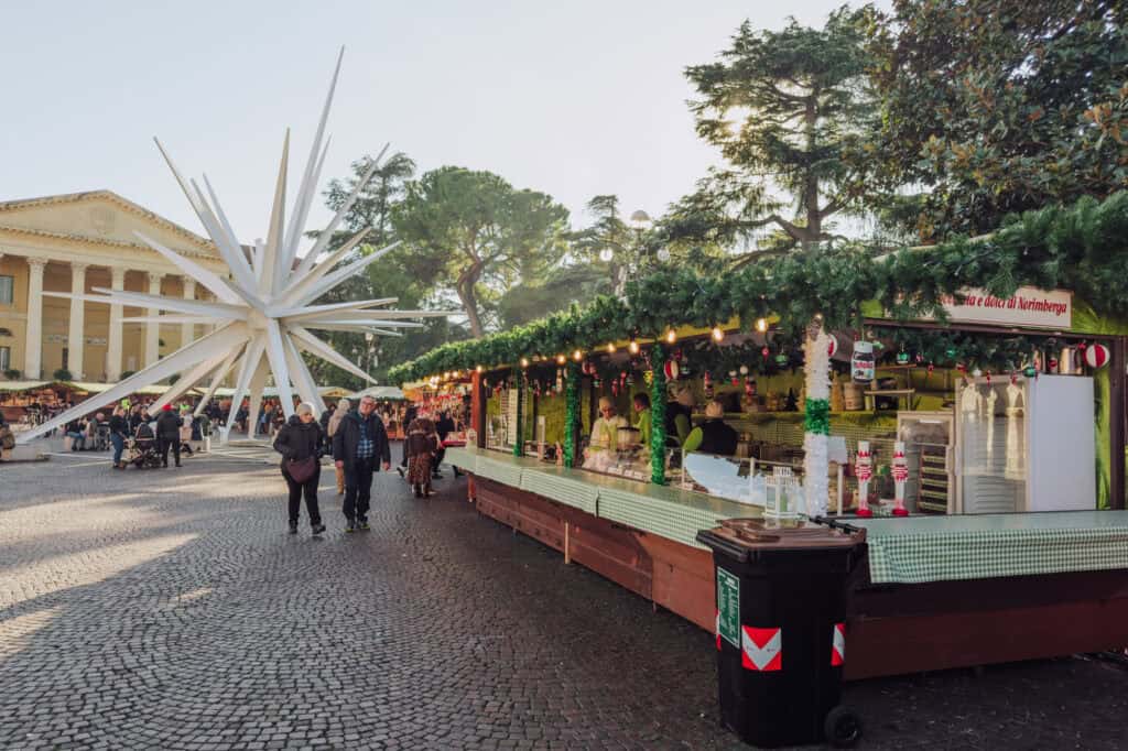 A Christmas Market in Verona Italy