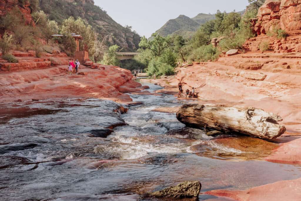 Slide Rock State Park, a famous swimming hole in Sedona