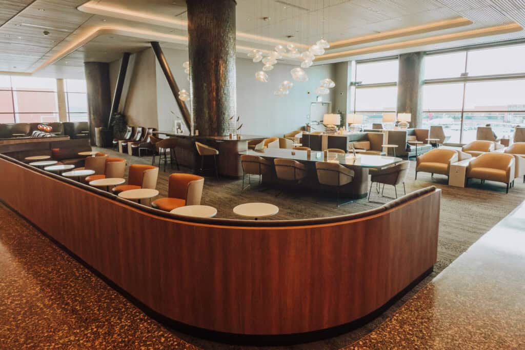 The 600 seats in the SLD Delta lounge