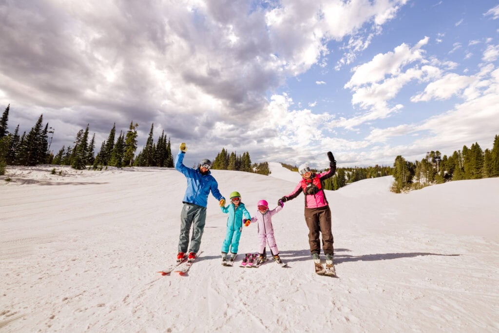 Avery Patrick and her family at Showdown Montana