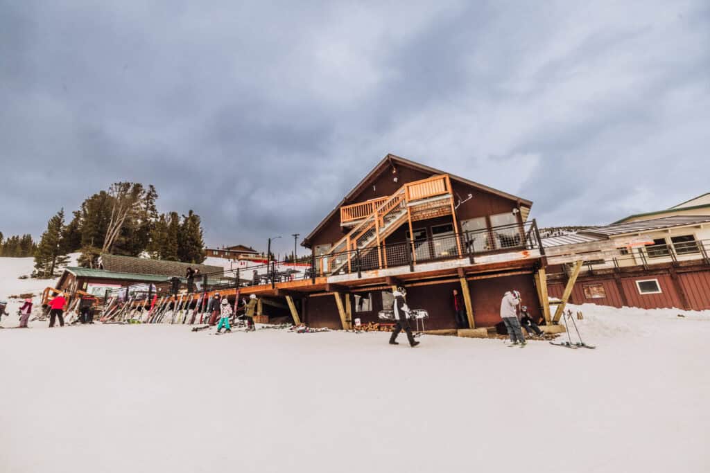 The lodge at Showdown Montana Ski Resort