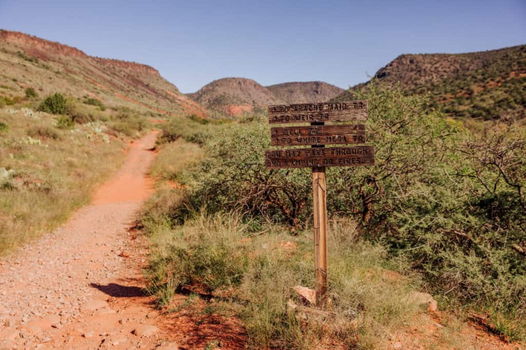 Hiking the Bell Trail in Arizona
