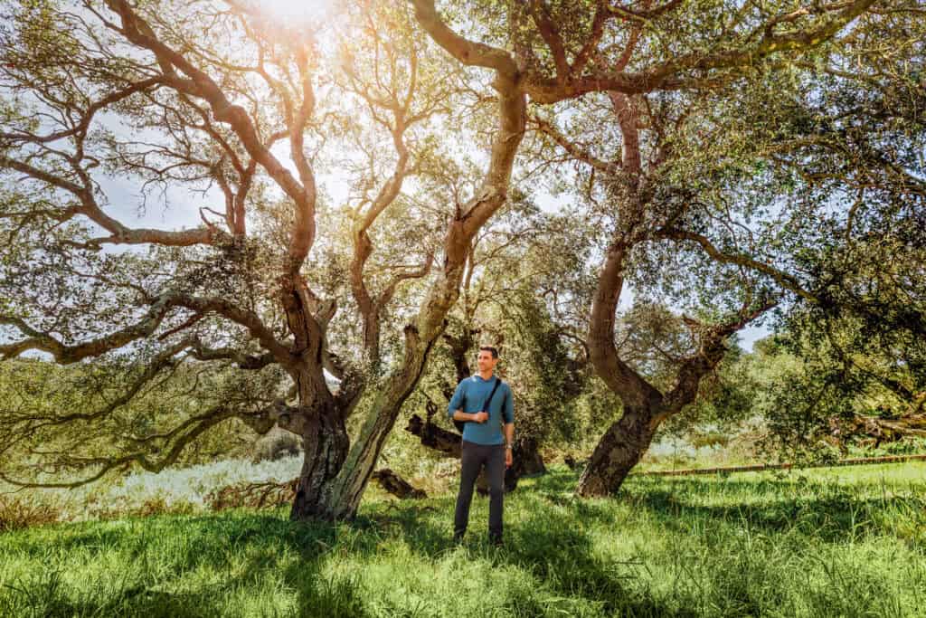 Jared Dillingham hiking in Santa Maria Valley, CA