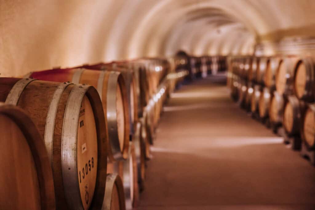 The wine cave at Presqu'ile