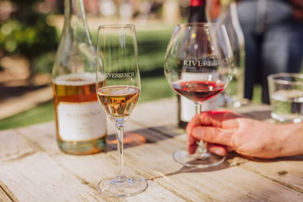 A wine tasting of Pinot Noir at Riverbench Vineyard and Winery, on the Foxen Canyon Wine Trail in Santa Maria Valley