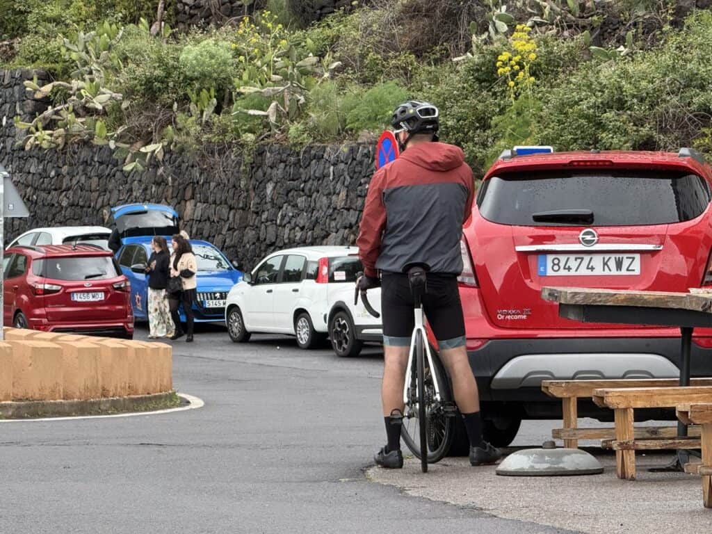 Watch for bicyclists when you're driving around the Canary Islands including Tenerife
