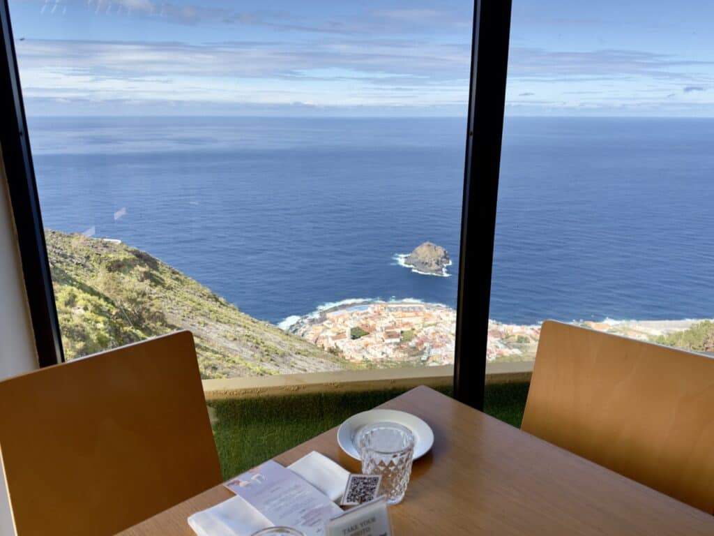 The view from San Juan del Reparo at Restaurante Mirador de Garachico