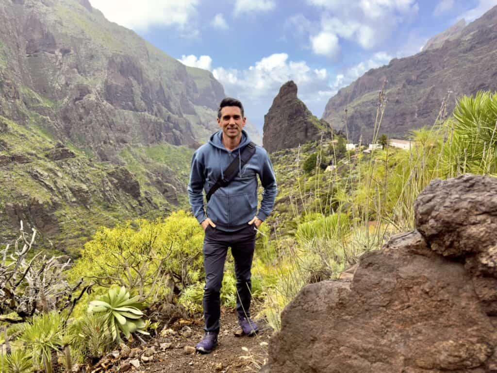 Jared Dillingham in Masca on Tenerife in the Canary Islands