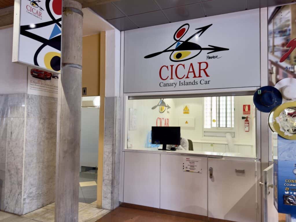 A CICAR rental agency in the Canary Islands