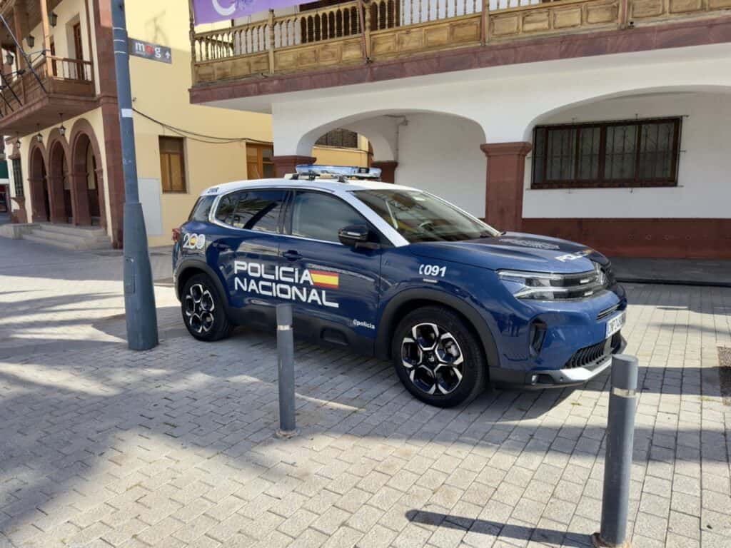 A police car in Tenerife