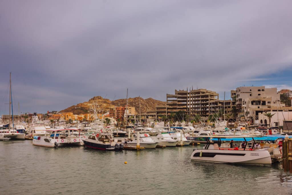 The Cabo San Lucas marina