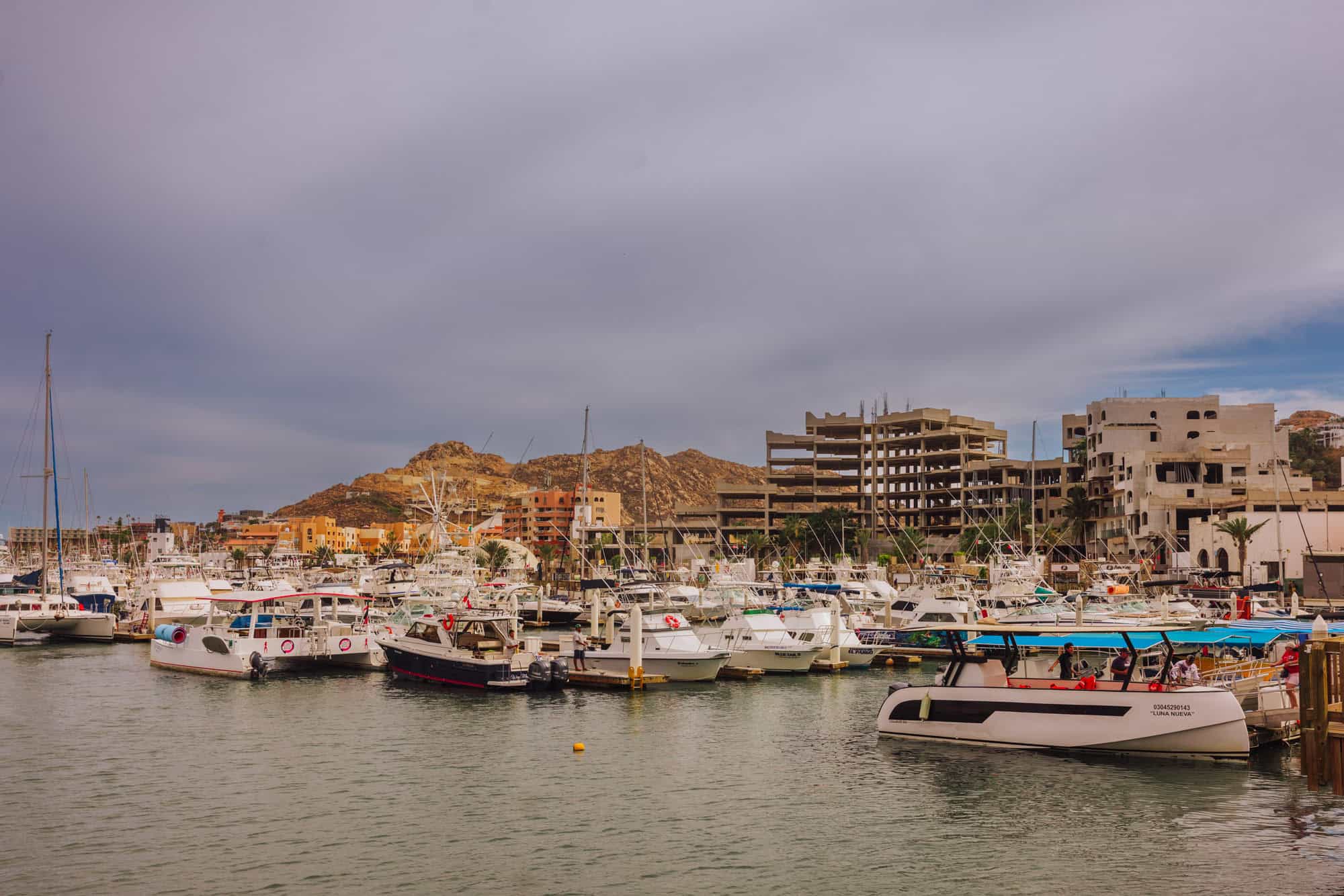 The Cabo San Lucas marina