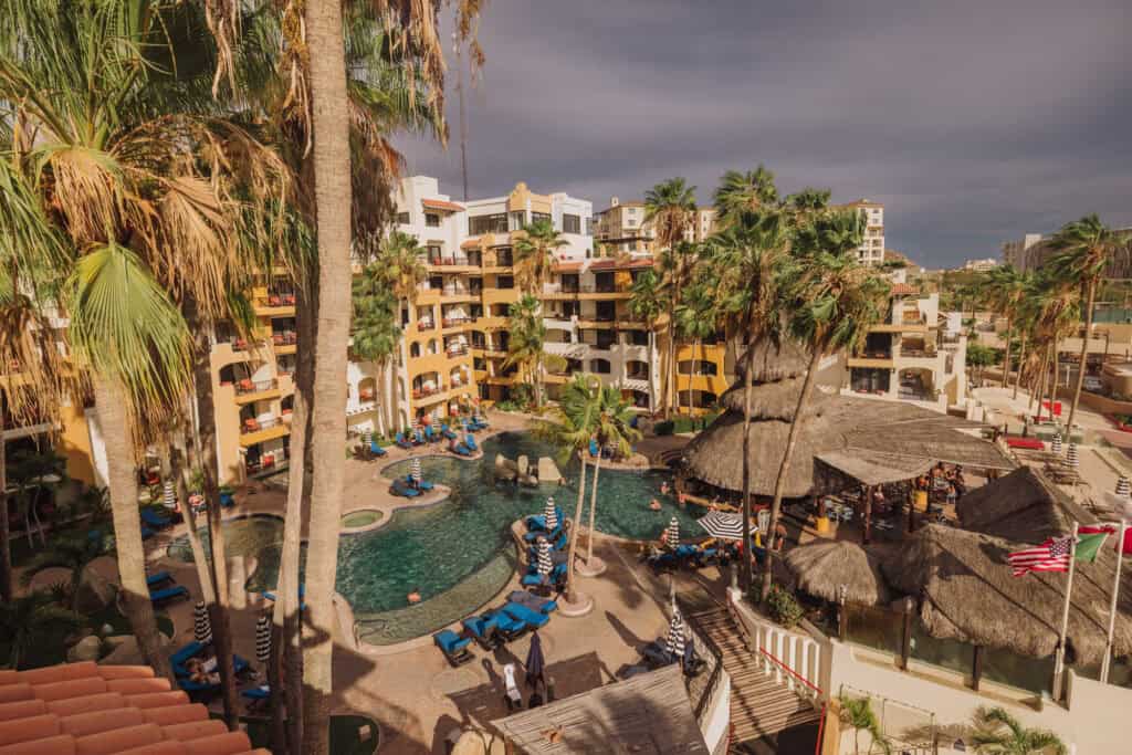 A view of Marina Fiesta in Cabo