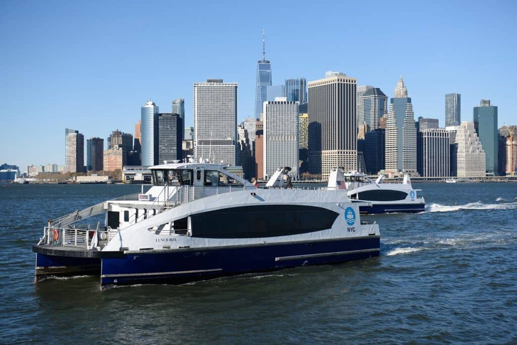 The ferry to Governors Island