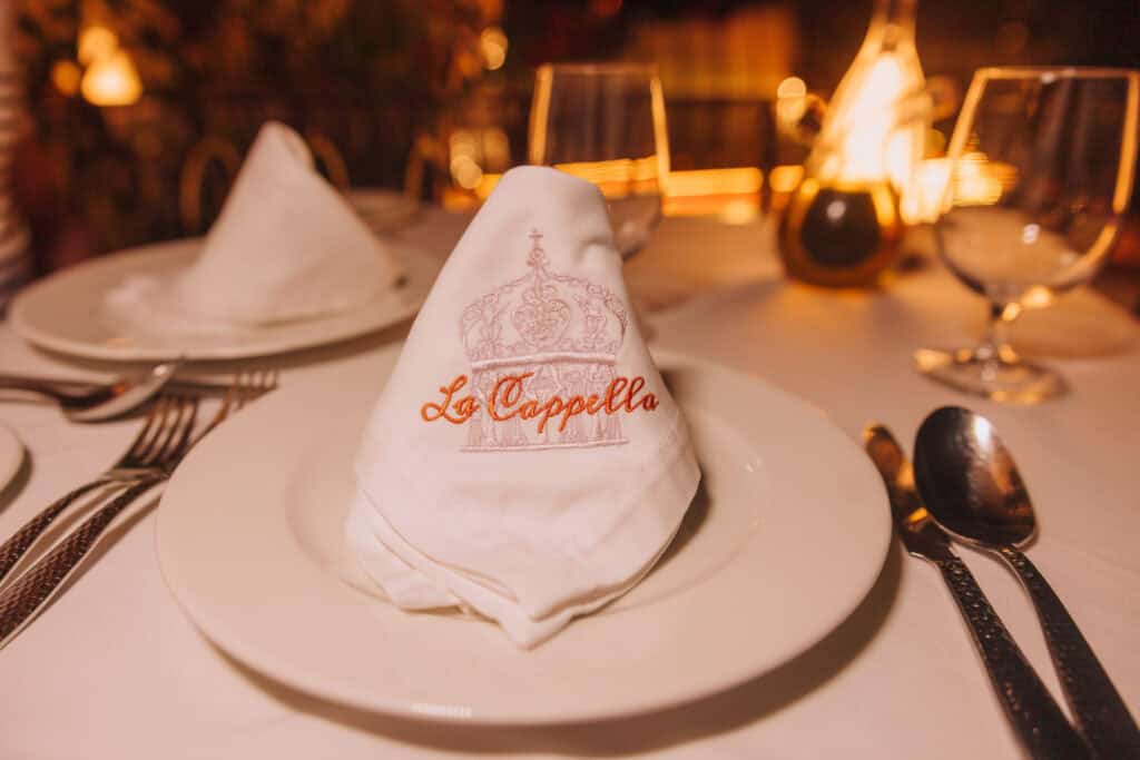 La Cappella, attached to the Bellview Hotel Boutique