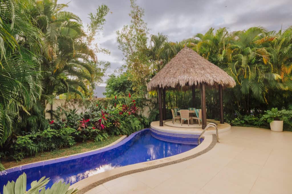 A private pool at one of the villas at Marival Distinct resort north of Puerto Vallarta