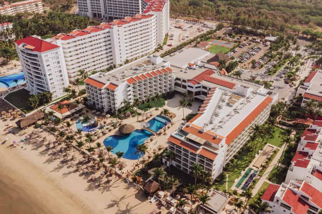 An aerial drone view of Marival Emotions