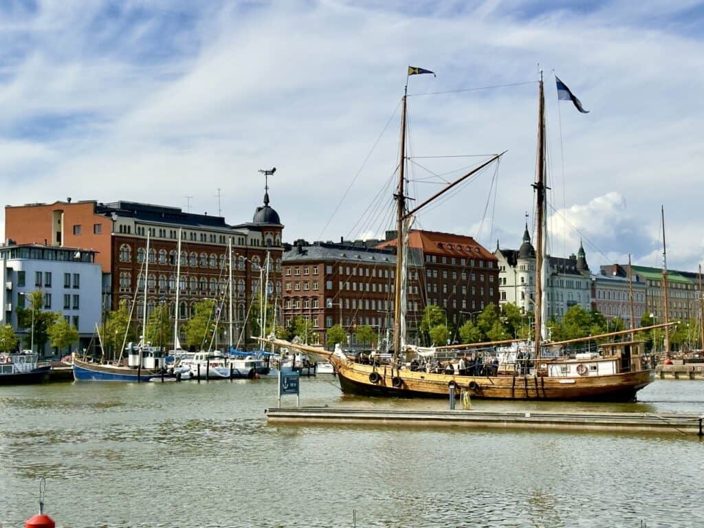A tall ship in Helsinki