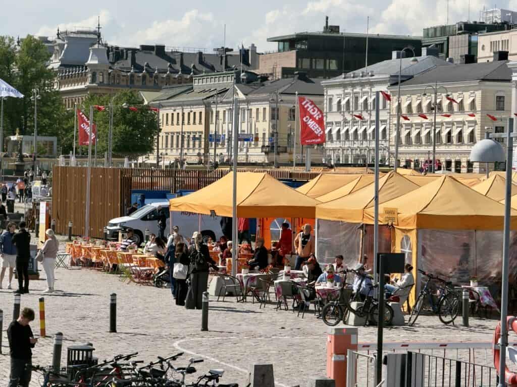 The market in Helsinki