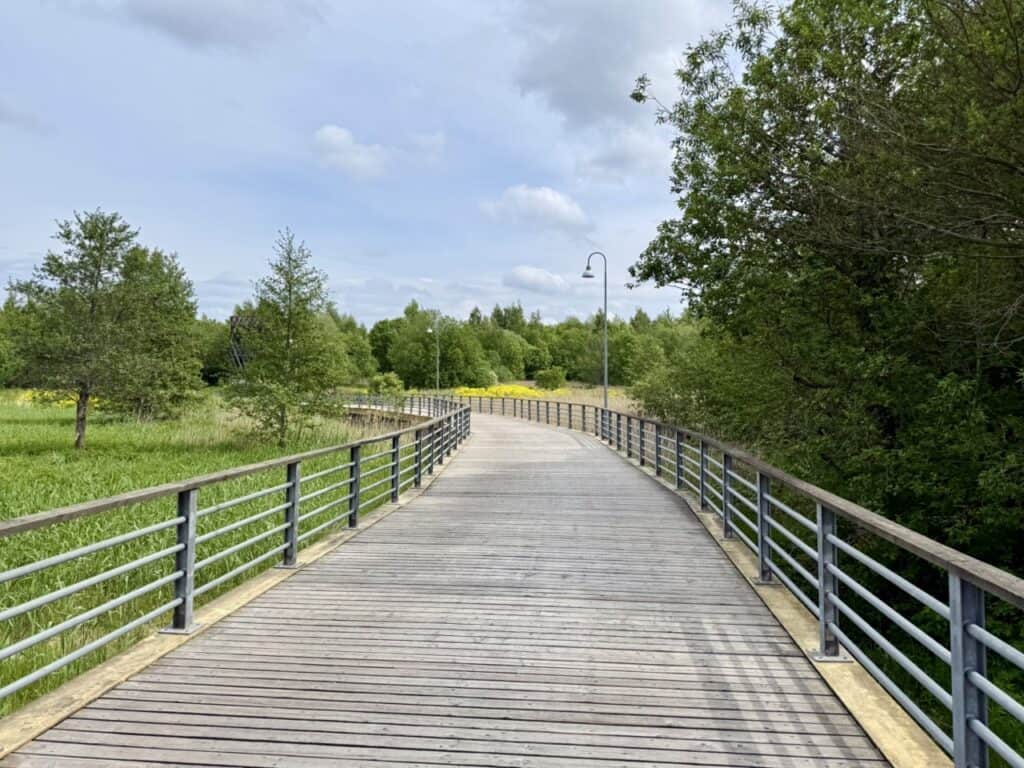 The bike path
