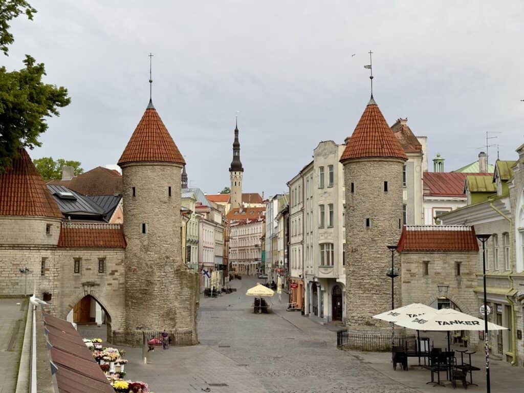 Tallinn Estonia is a 2 hour ferry ride from Helsinki
