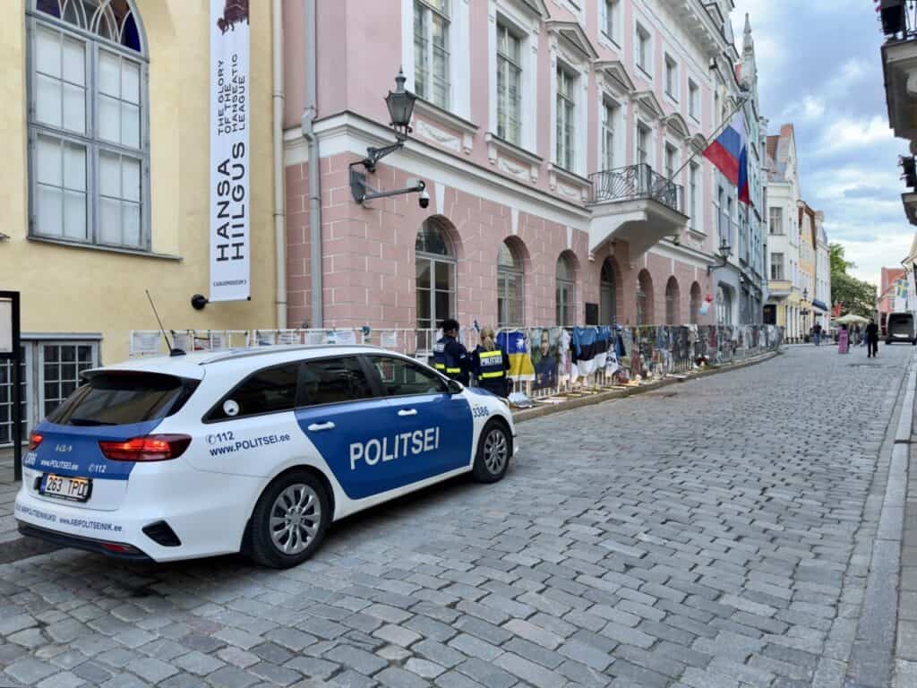 The Russian Embassy in Tallinn, Estonia