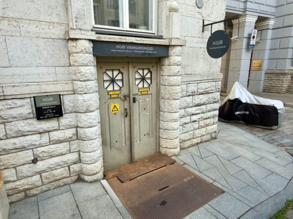 The former KGB headquarters in Estonia