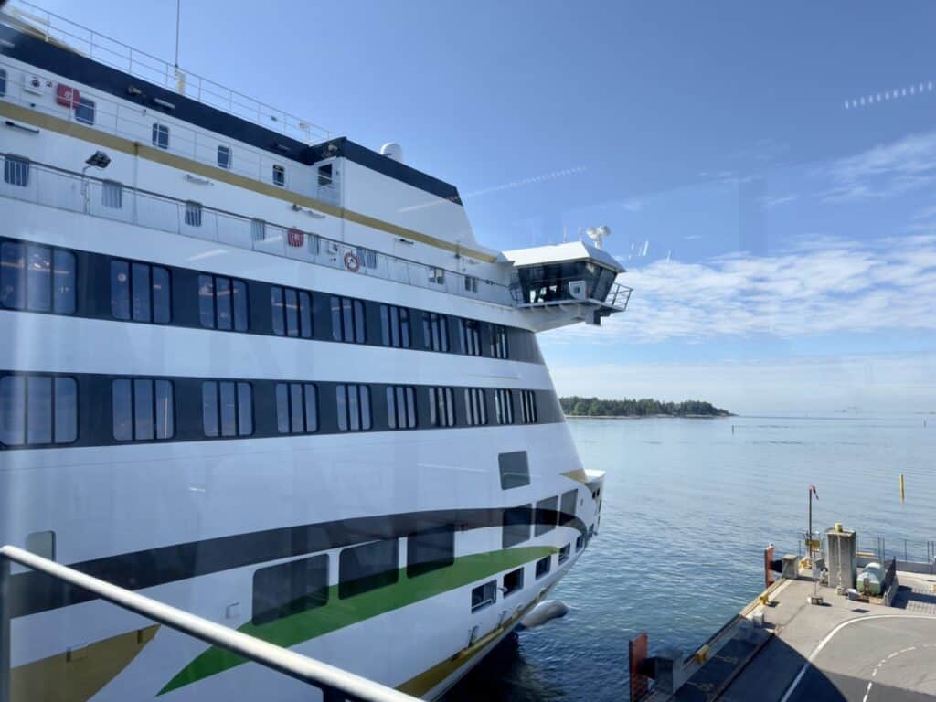The Tallink Silja Ferry from Helsinki to Tallinn