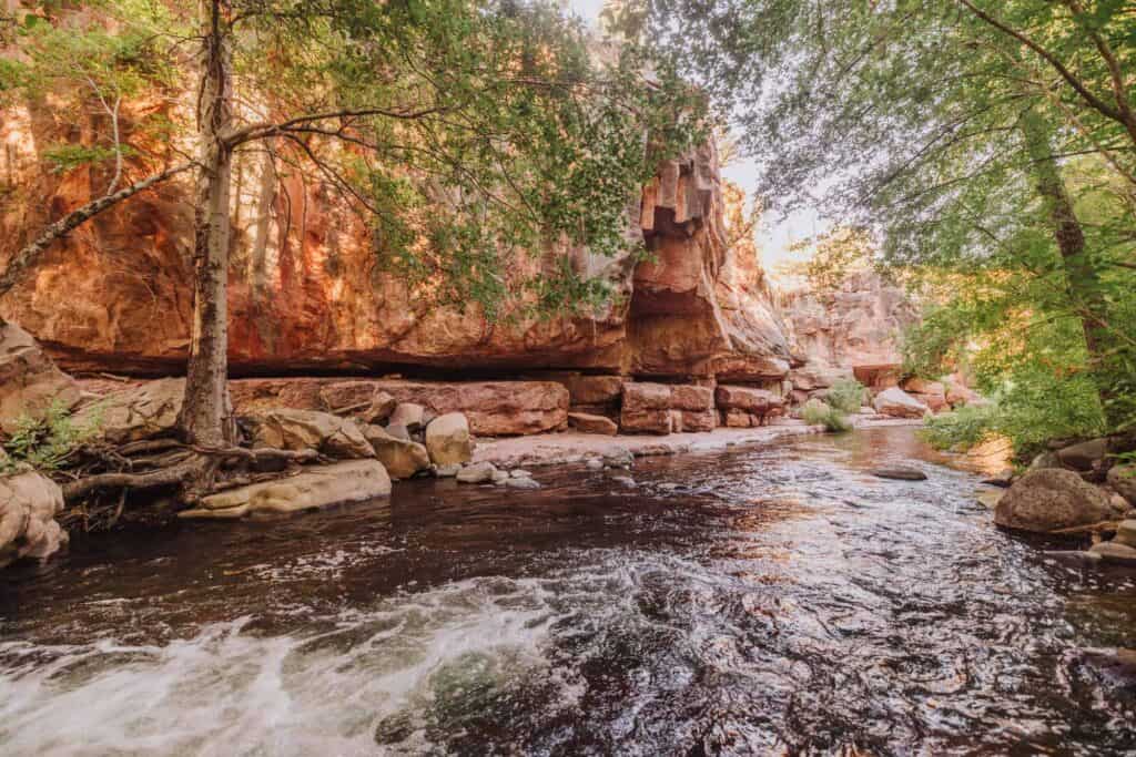 Grasshopper Point swimming hole in Sedona