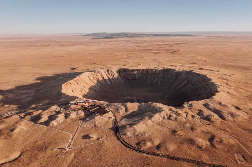 Meteor Crater has a long history involving research and astronaut training