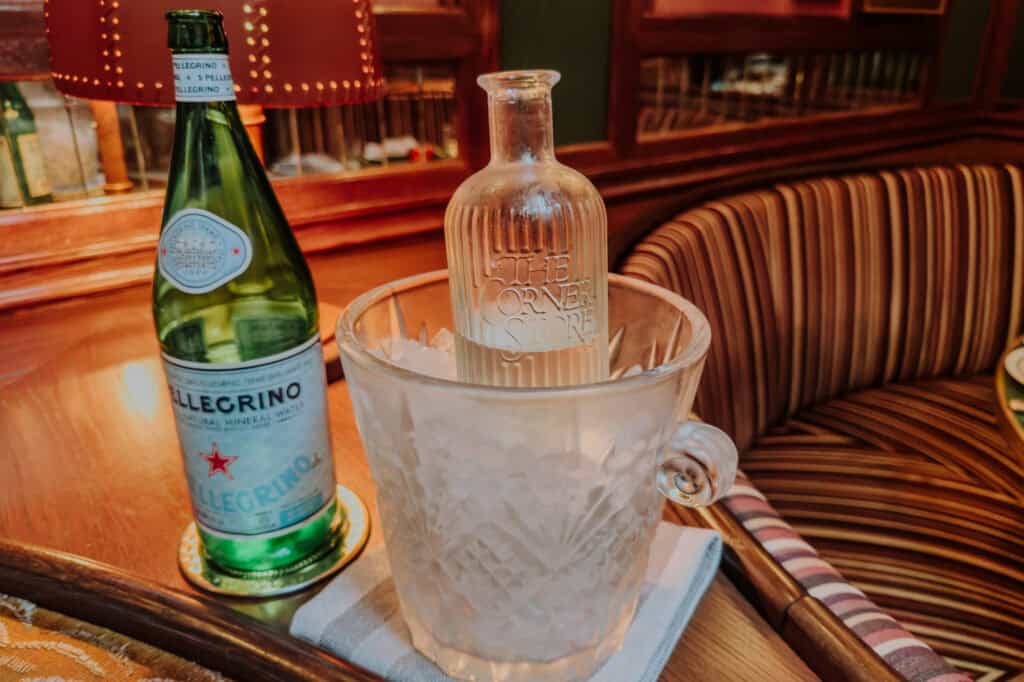 The Corner Store's tableside martini service