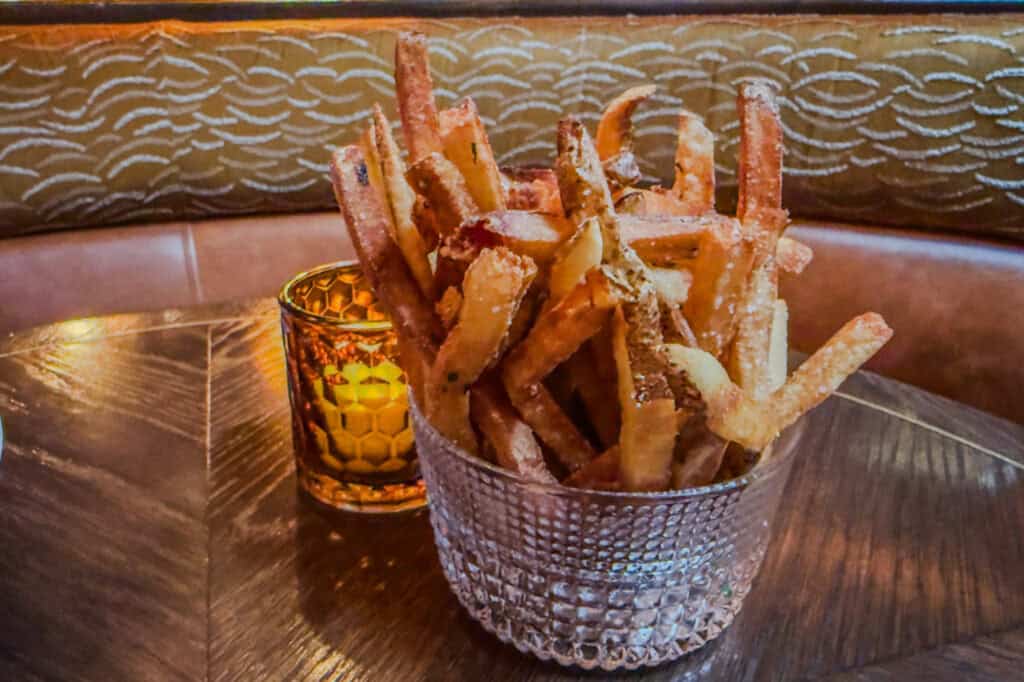 The housemade fries at the Corner Store restaurant in Manhattan