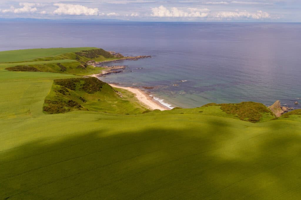 Sunnyside Beach, Scotland, a filming location for The Odyssey