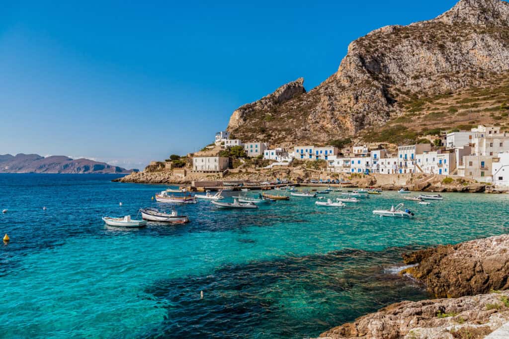 Egadi Islands in Sicily, where scenes from The Odyssey were filmed