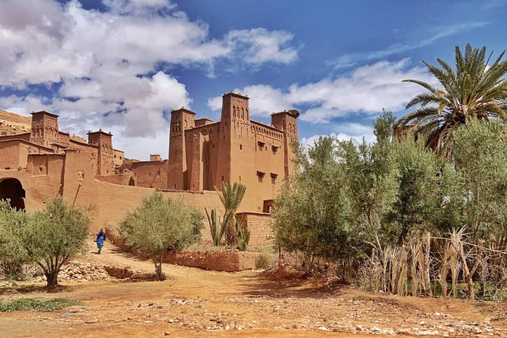 Ait Benhaddou in Morocco, used as a filming location for The Odyssey