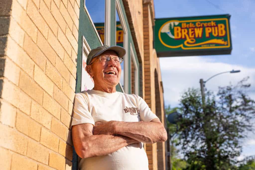 Jerry Stinson, who founded the Belt Creek Brew Pub in Montana