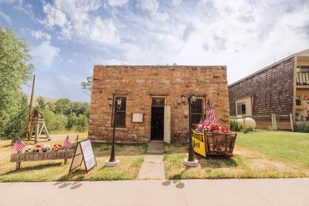 The Belt Museum is in the town's old jail