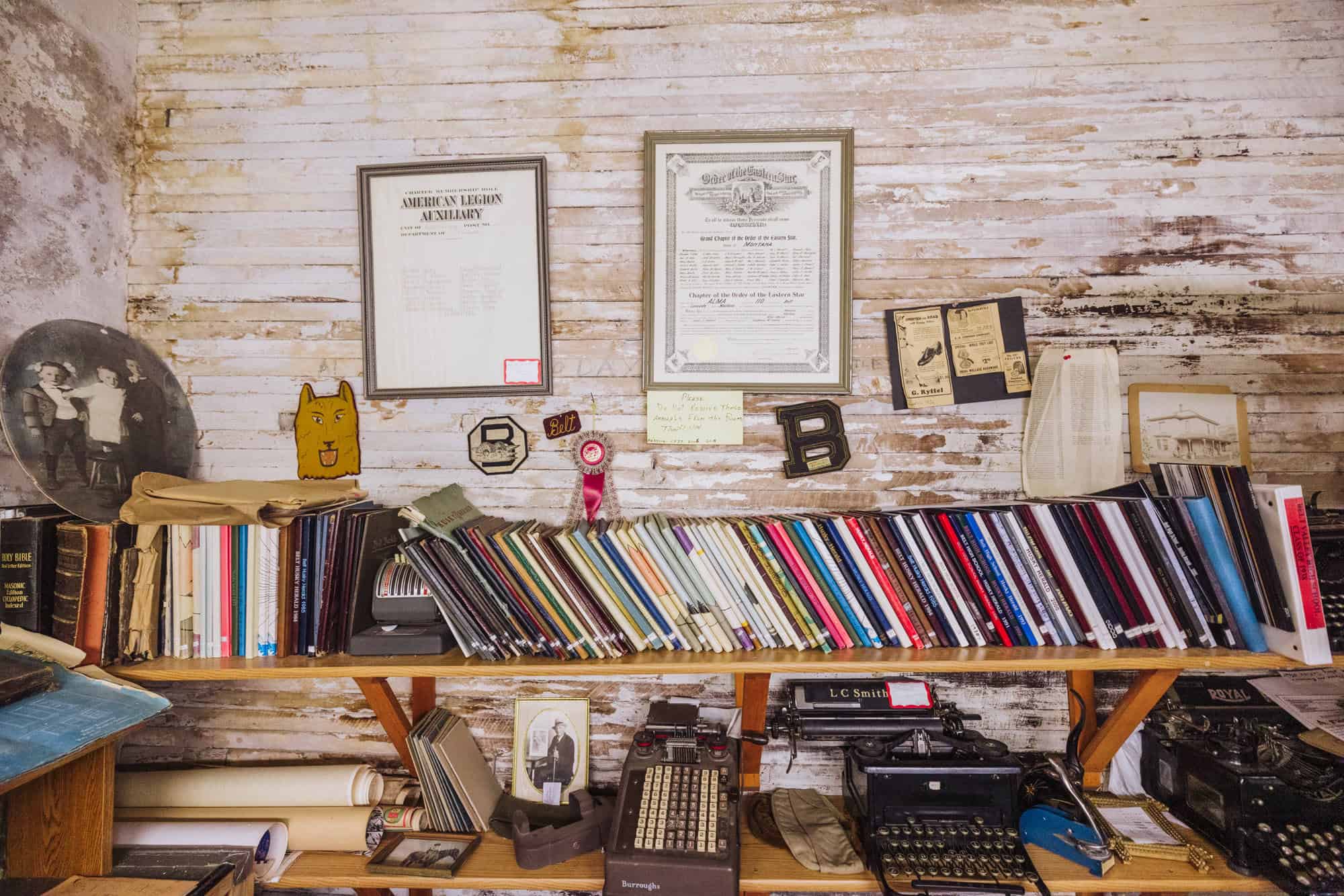 A display at the Belt Museum in MT